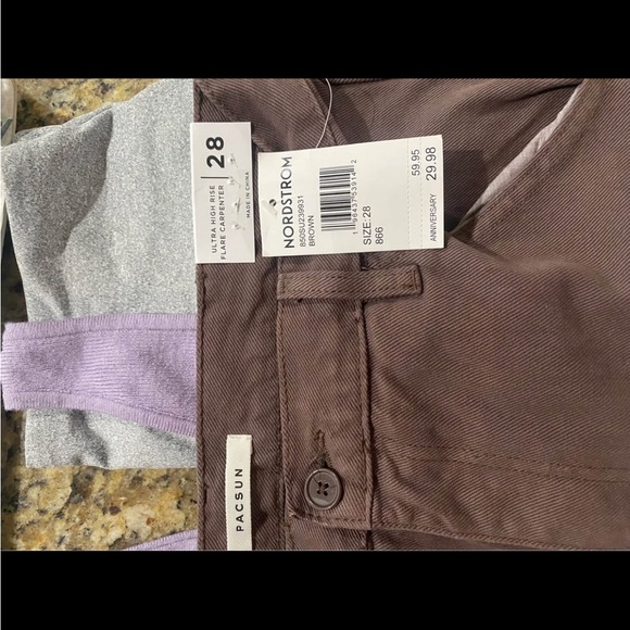 PACSUN Brown high waisted baggy jeans. - Picture 4 of 4